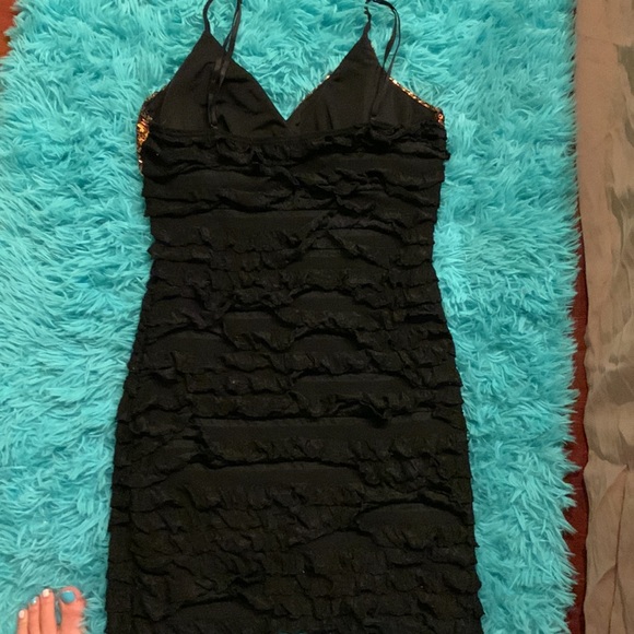 Colombian vintage Flamingo sequin mini dress - Picture 4 of 6